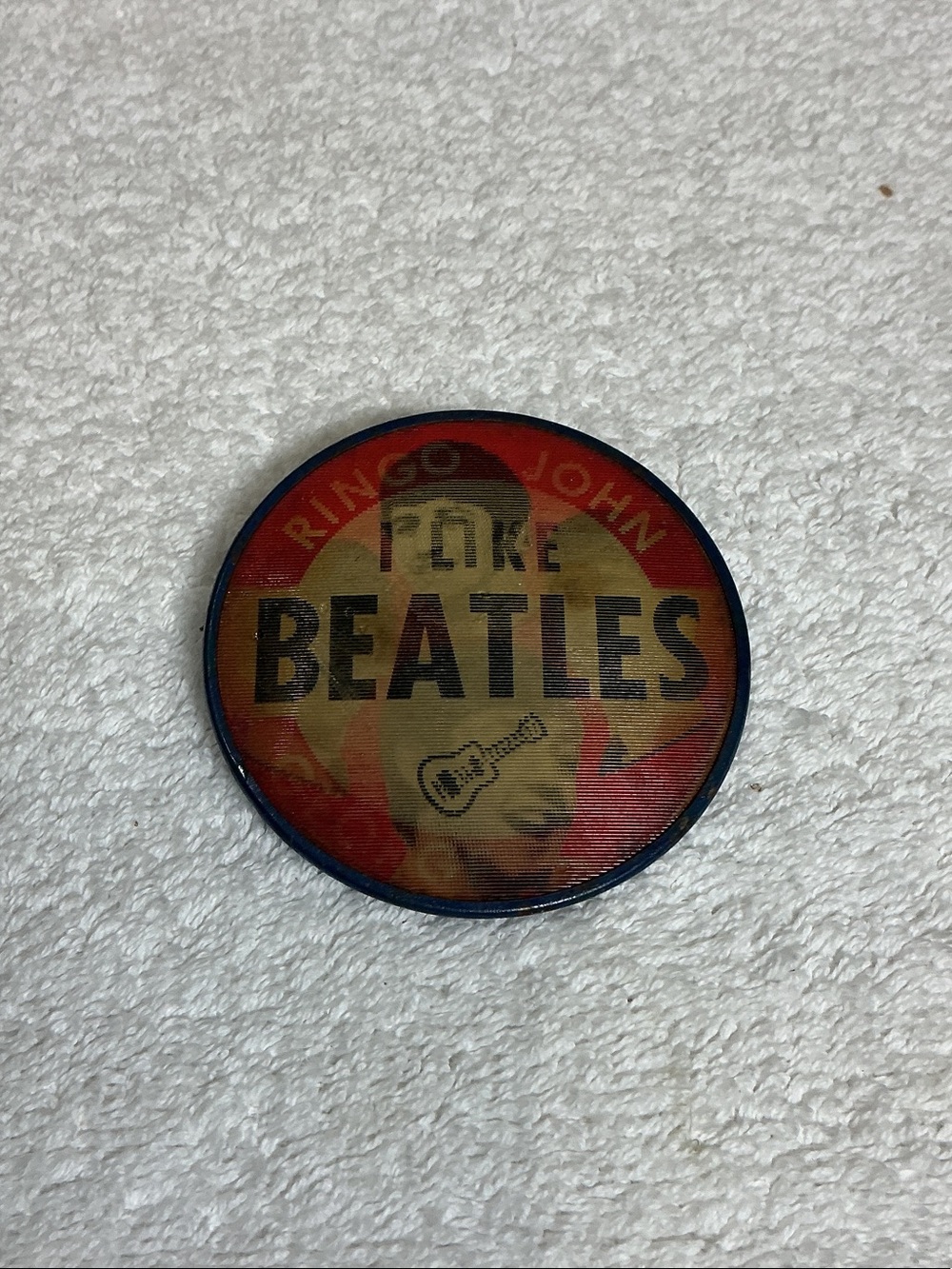 🌼Vintage 1964🌼 Beatles flasher pin